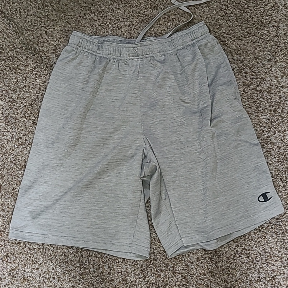Champion Light Gray Athletic Men's Shorts